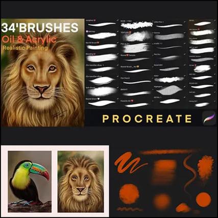 procreate纹理素材导入