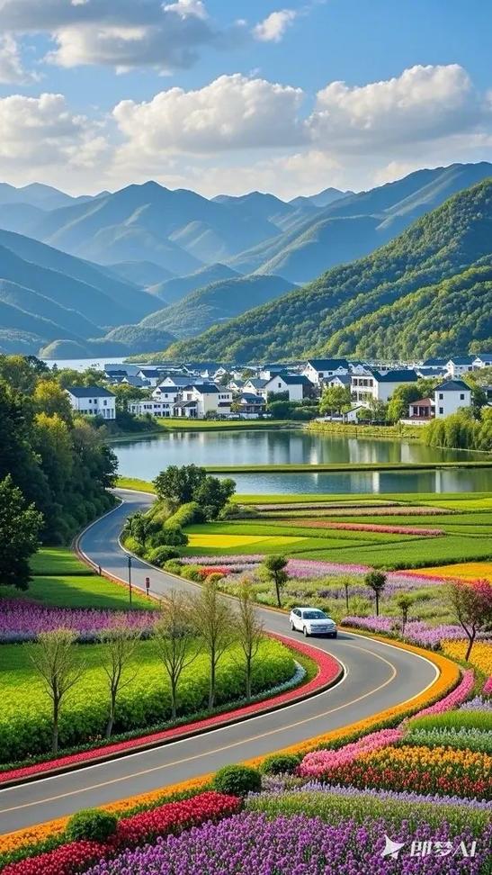 美丽乡村发朋友圈