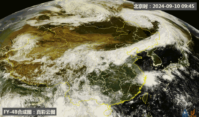 降水云图天气预报缩略图
