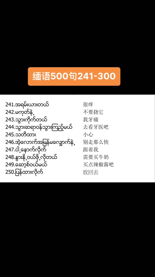 中文→缅甸语缩略图