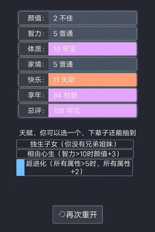 人生重开模拟器破解版无限属性缩略图