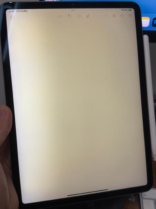 ipad pro屏幕突然变黄图标