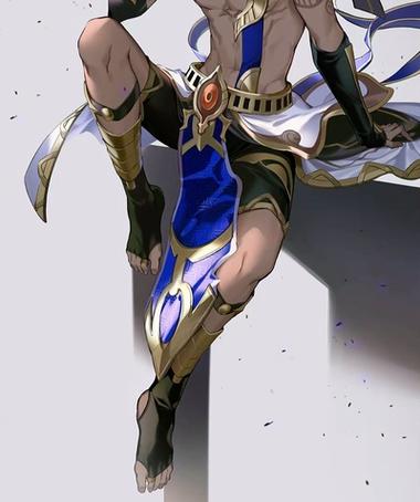 原神赛诺赤脚袜子