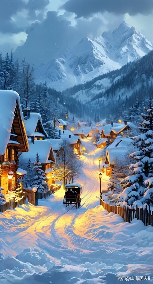 我的世界种子雪地村庄游戏截图
