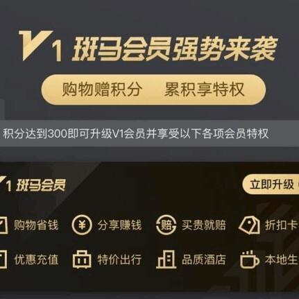 斑马会员的积分一千多