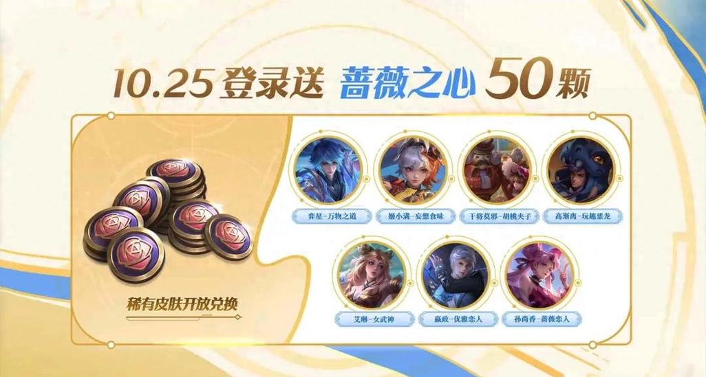 王者荣耀里面的蔷薇之心怎么获得缩略图
