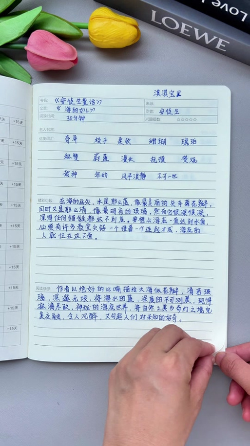 读书笔记好词好句游戏截图