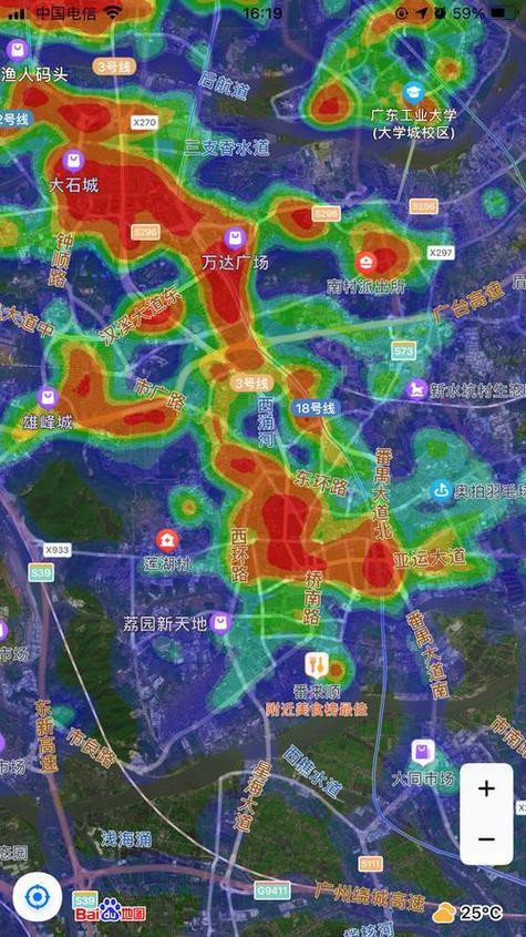 城市热力图图标