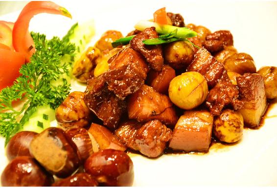 猪的栗子肉 瘦肉图标