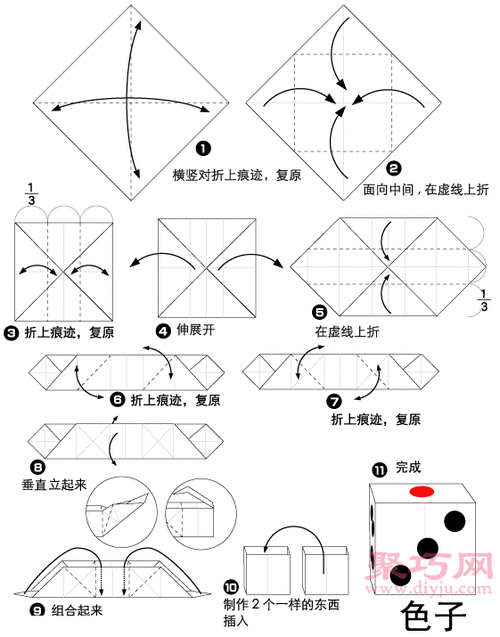 如何制作骰子