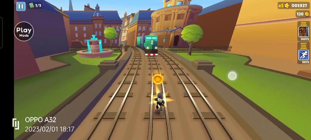 地铁跑酷内购版牛津试玩游戏截图