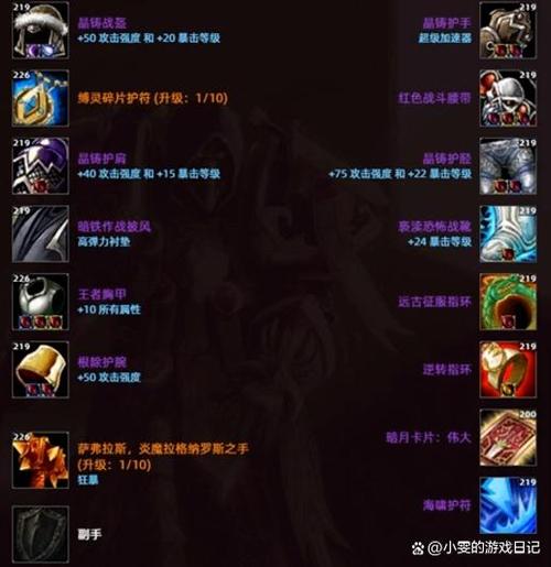 魔兽世界职业装备类型缩略图