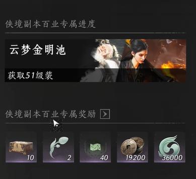 烟雨江湖副本奖励一览表缩略图