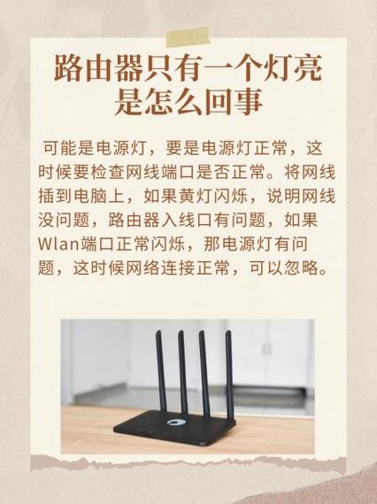 路由器只有电源灯闪烁是怎么回事图标