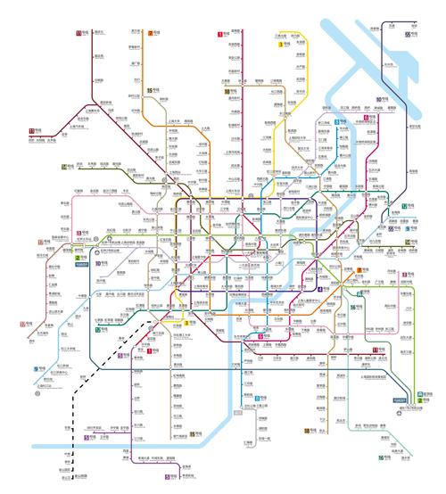 上海3号地铁站线路图