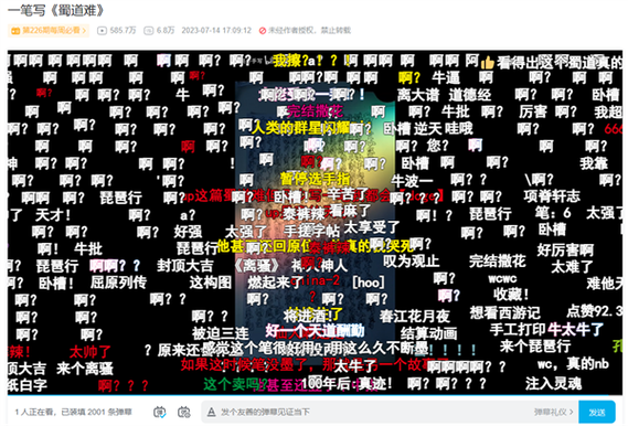 b站为什么不能发弹幕游戏截图
