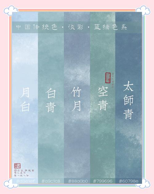 冷颜色国体框架缩略图