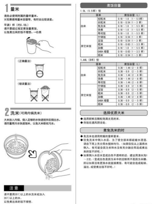 虎牌电饭煲使用说明书中文缩略图