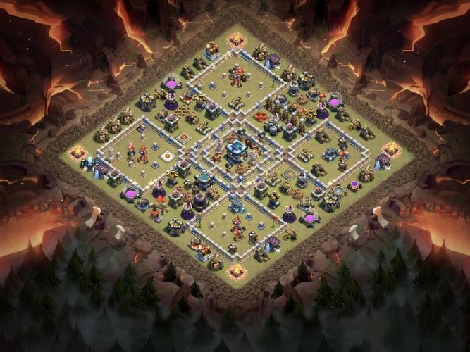coc13本部落战阵型