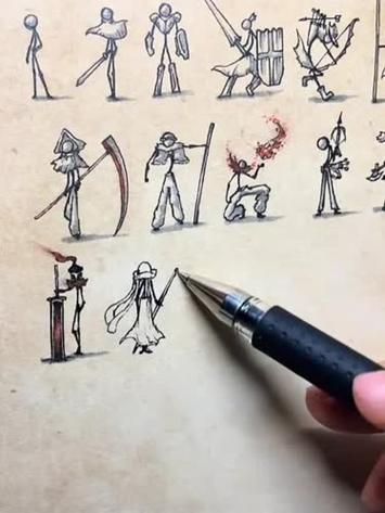 画个火柴人图标