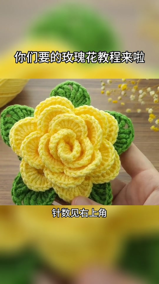 玫瑰花钩法视频教程缩略图