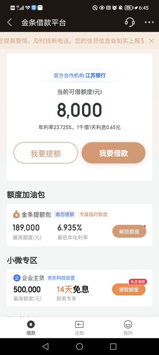京东借钱额度游戏截图