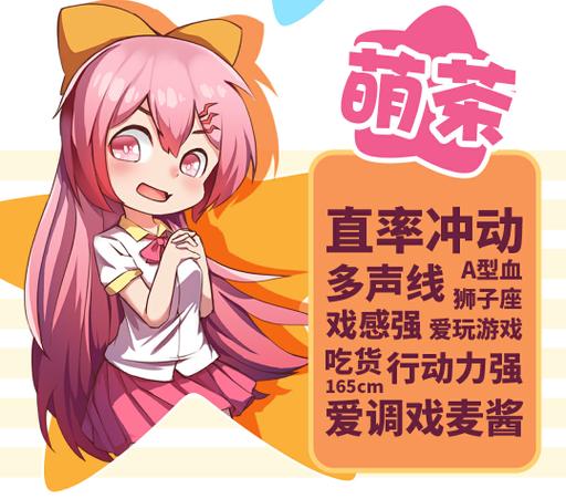 茶茶好萌 少女图标