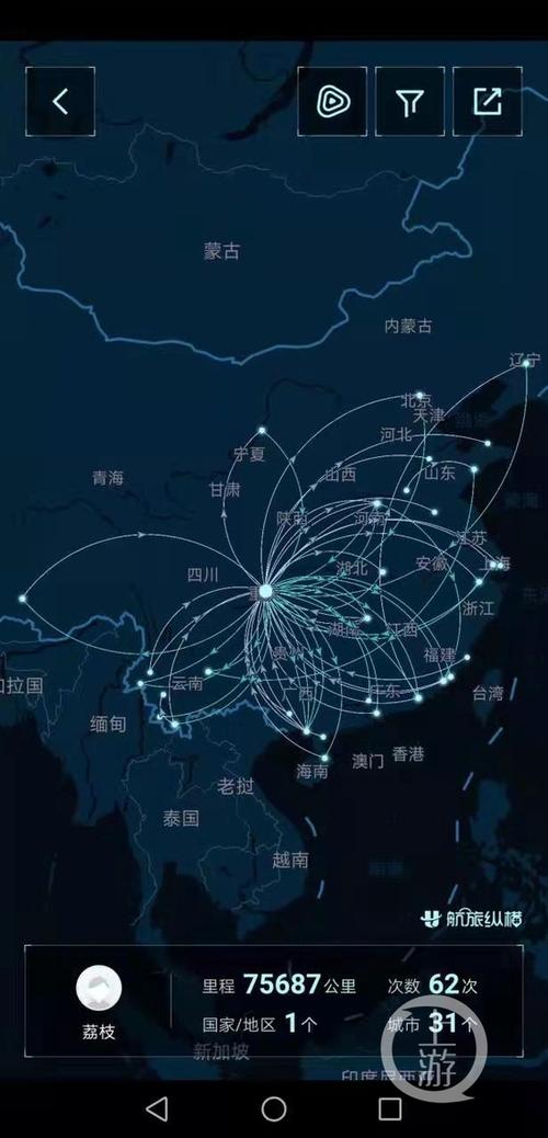 足迹地图缩略图