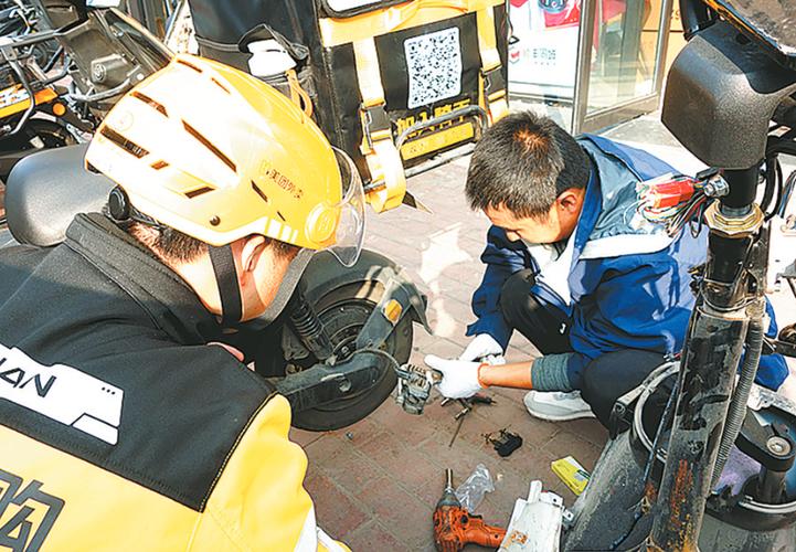 厦门美团共享电动车维修方法