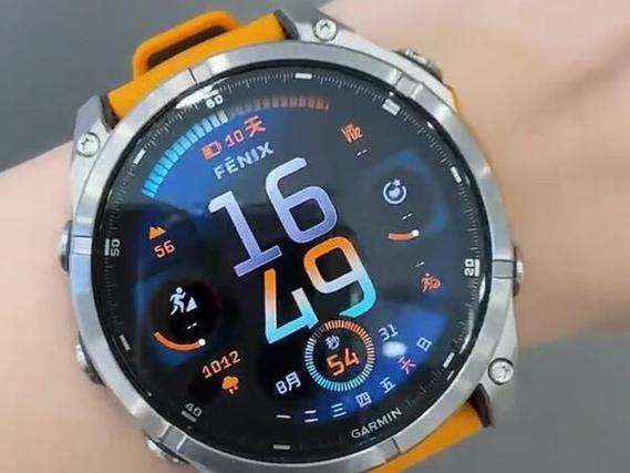 佳明fenix7心率图标