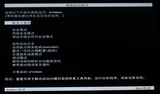 电脑系统崩溃按f8没用游戏截图