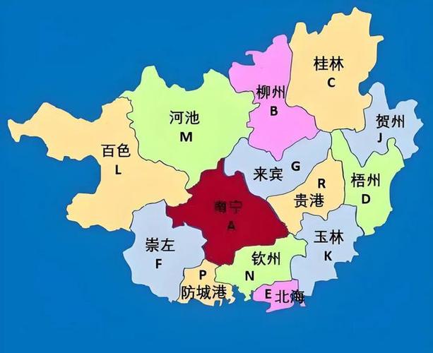 广西地图高清缩略图
