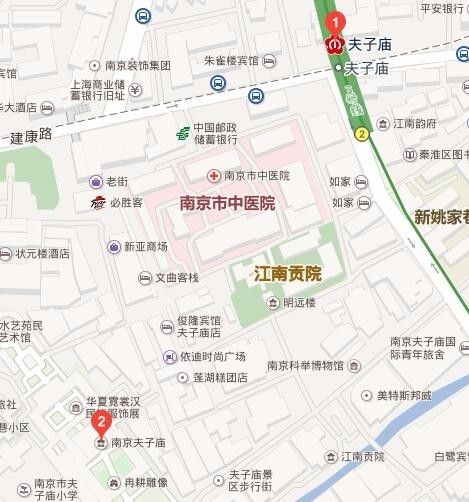 南京南站离夫子庙近还是南京站近缩略图