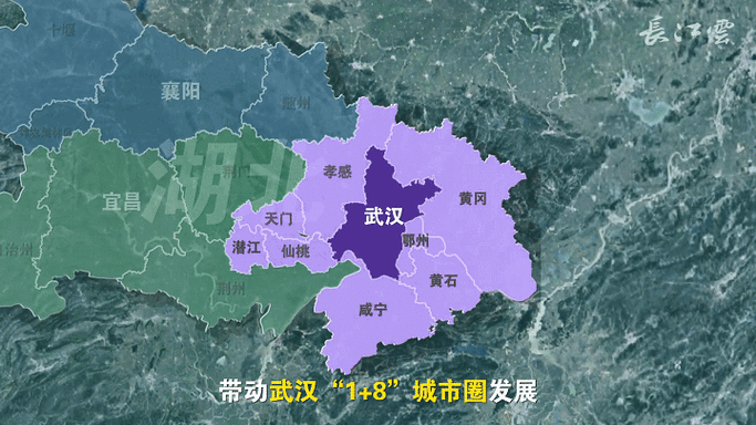 湖北省地图各市县缩略图