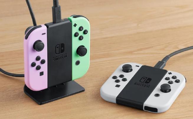 怎么给joycon手柄充电图标