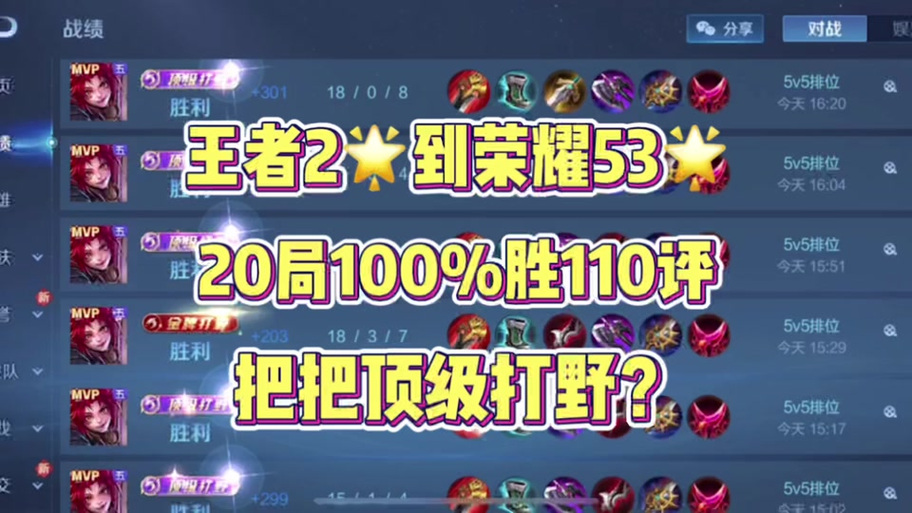 顶级打野多少评分游戏截图