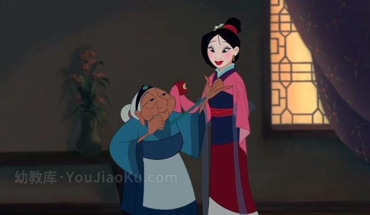 花木兰动画英语版免费