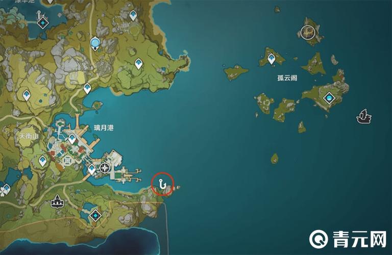 原神璃月地图的原型