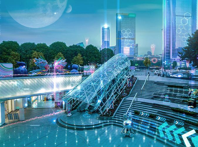 元宇宙城市区块入口