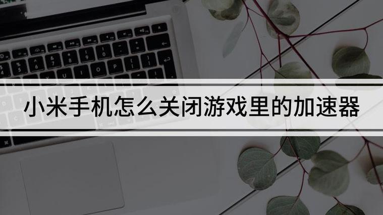 小米自带的游戏加速器怎么关闭缩略图
