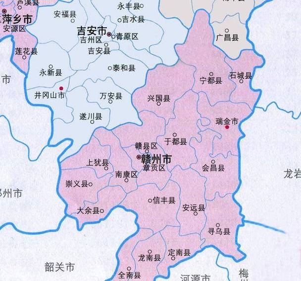 赣州市详细地图缩略图