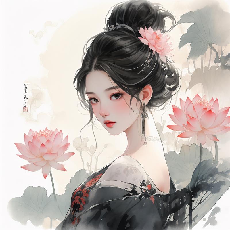 女人吉利健康好运的微信头像