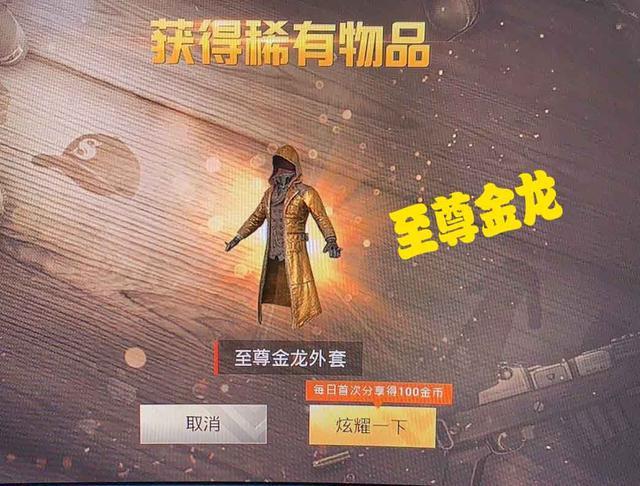 和平精英至尊金龙账号缩略图