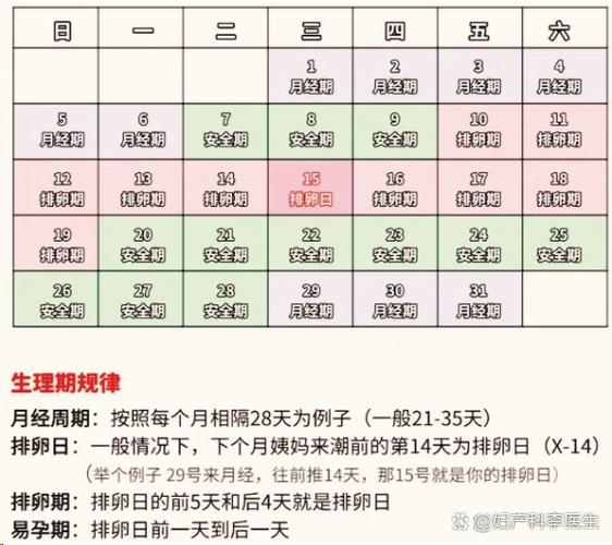 月经走后几天安全期缩略图