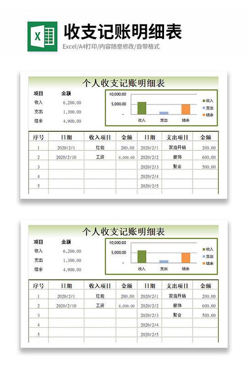 电子记账本模板图标