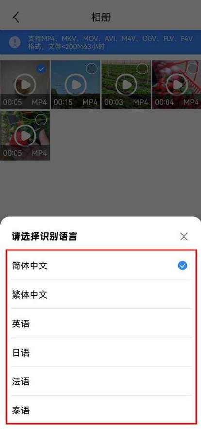 视频声音转文字