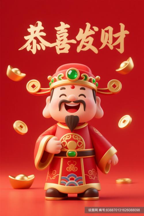 财神爷照片高清图