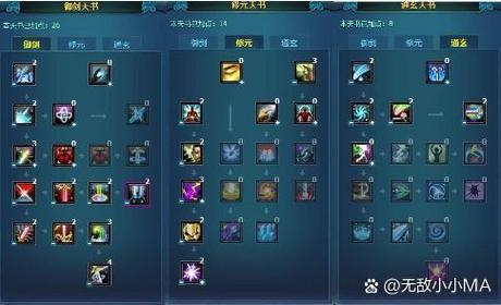 诛仙手游仙青云天书技能点完美加点图标