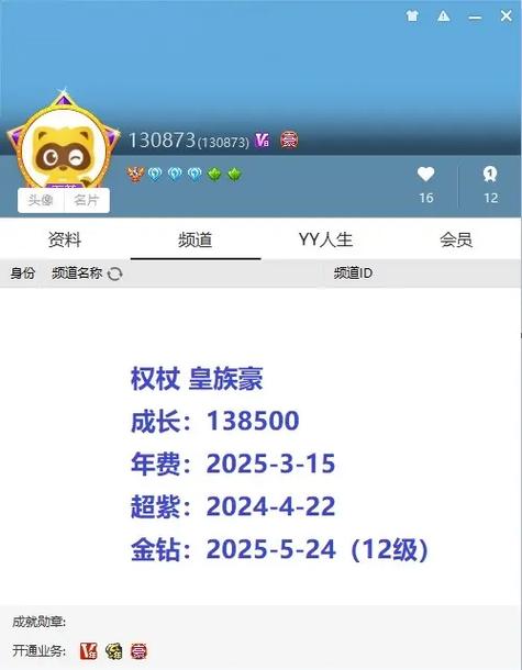 yy等级消费表缩略图