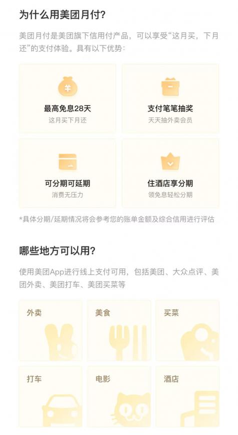 美团月付账号开通过找不到的原因图标